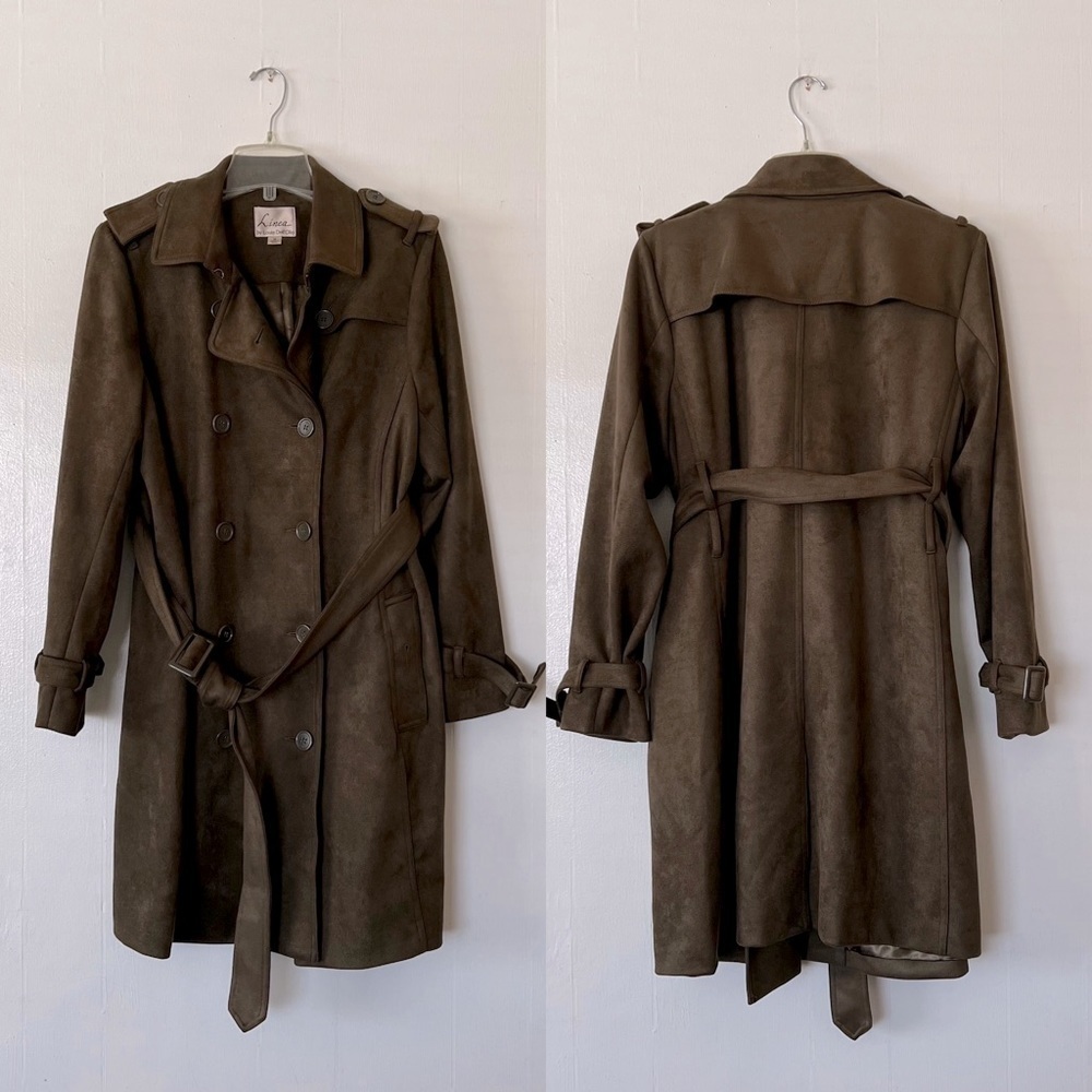 VINTAGE Linea by Louis Dell’Olio Double Breasted Trench Coat